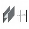 PERFIL H16 HOJA 4M HAYA S/BARN 15435