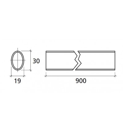 BARRA ANTIP HOR 0900 VERDE BARH0900V