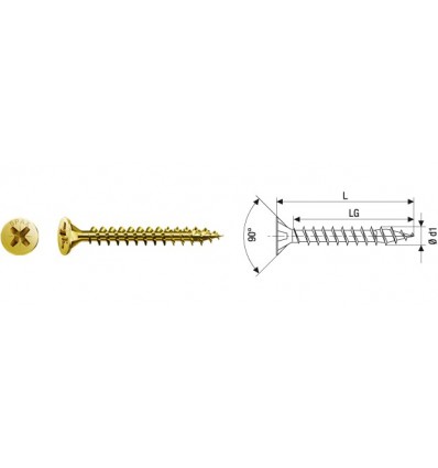 TIRAF SPAX-S YELLOX C/PLANA 3X10