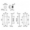 CAZOLETA L M464 SK7 C/COND CROM SAT F41R