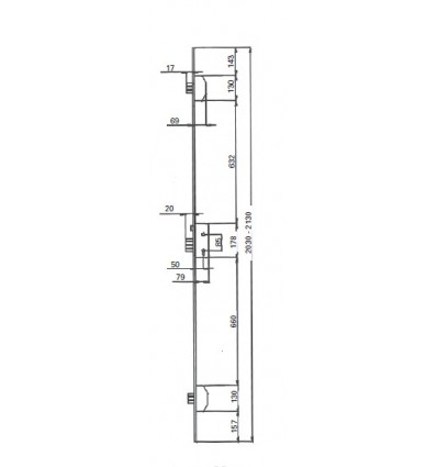 CERR 3P C/GOLP AL 50 2551CL 45MM 2000EP(A)