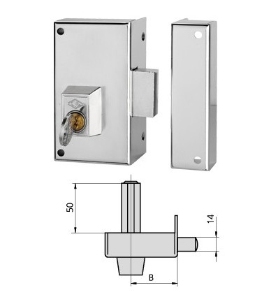 CERROJO PLASTON HE 60 156C60D1 BOMB AMVISA