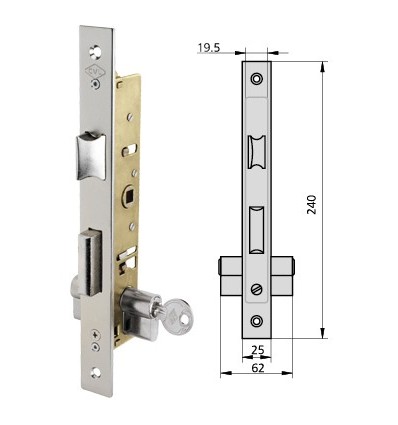 CERR MET INOX 20 1983T/20 PORTERO