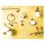 PORTARROLLO S/T H OXIDO MARRON S/BRONCE