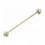 TOALLERO BARRA 60 L P BLANCO OCTOGONAL