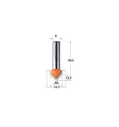 FRESA 8 MD RANURA V 90º 12X12 91512711