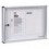 PANEL ANUNCIOS 480X350X50 AL PLATA PAN42
