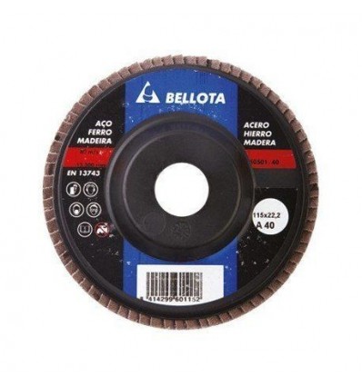 LIJA DISCO LAMINA HIERRO/MAD 115 G40 50501