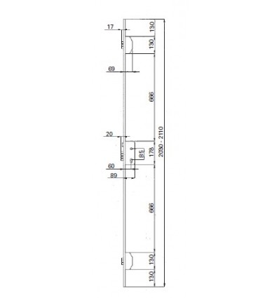 CERR CANTON 45 3P HL 26063D2NL00CA06 S/BOM