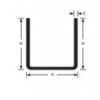 PERFIL INOX U CABINA 15X15X2500 A01P23/250