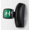 PULSADOR ANTIP MODULAR 2P NEGRO 5906610000