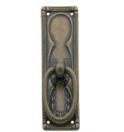 TIRADOR PLACA C/ANILLA 33X97 LG1925 FLOREN