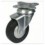 RUEDA GIRAT C/BASE 32 135 GOMA NEGRA