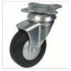 RUEDA GIRAT C/BASE 60 135 GOMA NEGRA