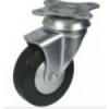 RUEDA GIRAT C/BASE 80 135 GOMA NEGRA