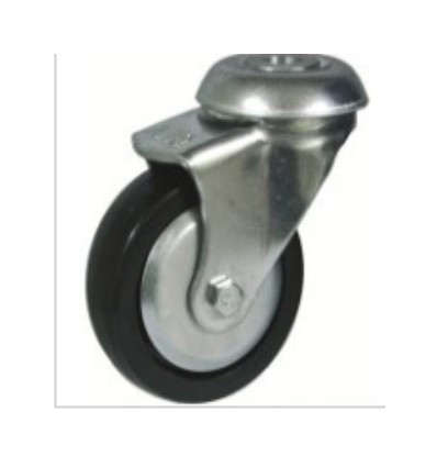 RUEDA GIRAT C/AGUJ 32 134 GOMA NEGRA