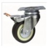 RUEDA GIRAT C/BASE 80 402FA GOMA NEGRA