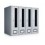 BUZON LIBRO 410X380X290 P.INOX G4 71035