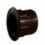 CASQUILLO PORTAESTANTE PLAST MARRON CT-1