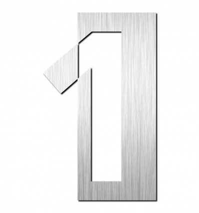 NUMERO A INOX MATE 125 1 1001