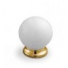 TIRADOR POMO POLIDUR 28 5102 BLANCO DORA