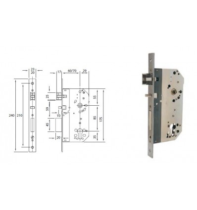 CERR C/GOLP INOX 2UBOFE60AI