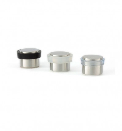 TOPE PUERTA INOX ADH 24 I163GN GOMA NEGRA