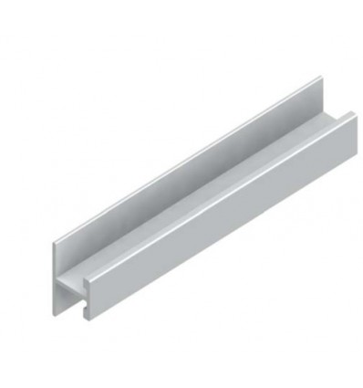 PERFIL H HOJA 4M PRH10V PLATA A02