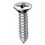 TOR R/CHAPA C/PLANA Z NEGR 3,9X19 DIN 7982
