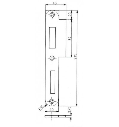 CERRADERO INOX 404 F 24 D C/RED