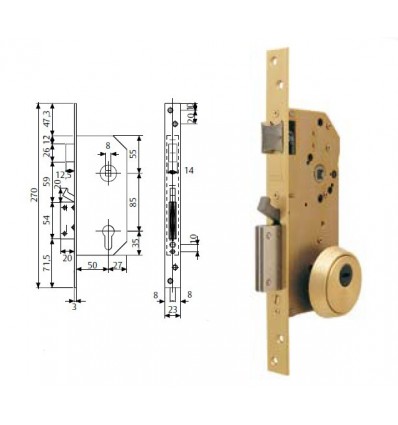 CERR C/GOLP HN 50 R200N T60 C/GANCHO C/CUA