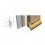 BURLETE AUTOMATICO LOCK 4 LACADO BLANCO 82