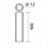 BARRA ANTIP VERT 0900 CROMO BARV0900C