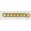 CADENILLA ALUMINIO ORO DECORACION 3,5