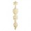 ORNAMENTO MADERA TILO FLORAL495X95X25 HC11