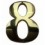 NUMERO LATON PULIDO N 8 180 00188000A121
