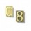 NUMERO LATON BRONCE ANTIGUO N 5 915/1