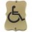 PLACA WC L P 92X60 1622 MINUSVALIDO