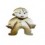 TIRADOR POMO BABY L 1487.040PA PATINE