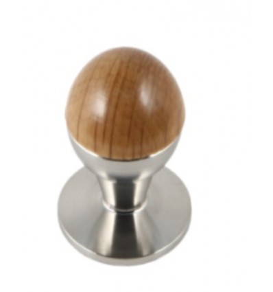 TIRADOR POMO INOX 24 861 MA MADERA TRANSP