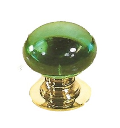 TIRADOR POMO CRISTAL 25 4601 VERT O VERDE