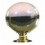 TIRADOR POMO CRISTAL 40 7002 GLOB ORO
