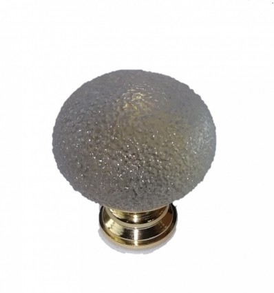 TIRADOR POMO CRISTAL 30 6701 ORO CRAQUELE