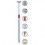 TIRAF R2 BICROM C/PLANA 3,5X20 TORX
