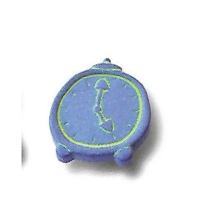 TIRADOR POMO INFANTIL 36 5911 AZUL RELOJ