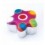 TIRADOR POMO MET FLOR 5614
