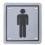 SILUETA WC INOX 120X110 SP001 CABALLERO