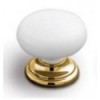 TIRADOR POMO MET 30 8472 BLANCO DORADO BRI