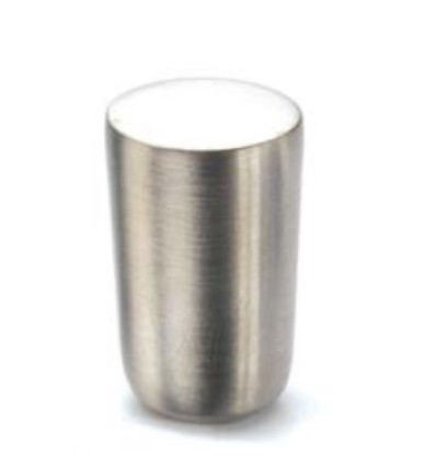 TIRADOR POMO MET 25 8161 NIQUEL CEPILLADO