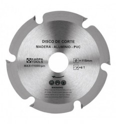 DISCO DESBASTE MADERA/PVC 115 06585